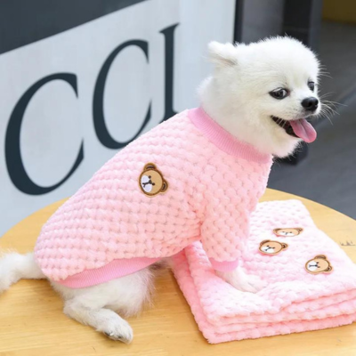 Pull pour chien rouge Bear Pullâą â Chaleur, confort et style pour lâhiver