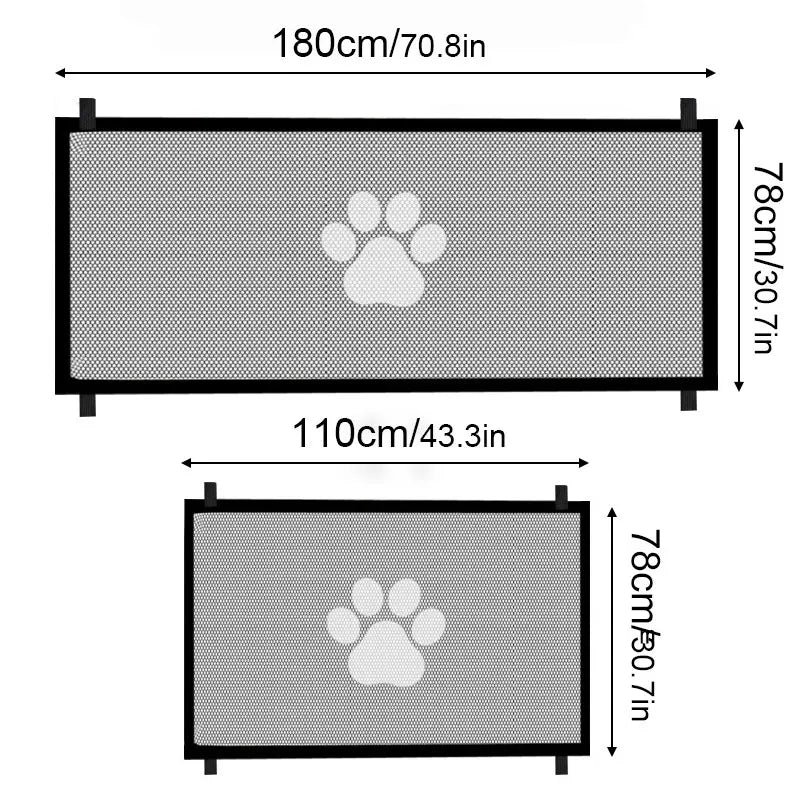 Barrière chien | extensible et sécuritaire