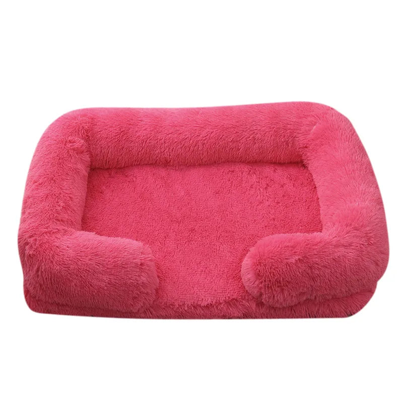 Coussin pour chien en peluche