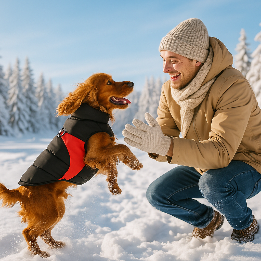 Manteau rembourré pour chien