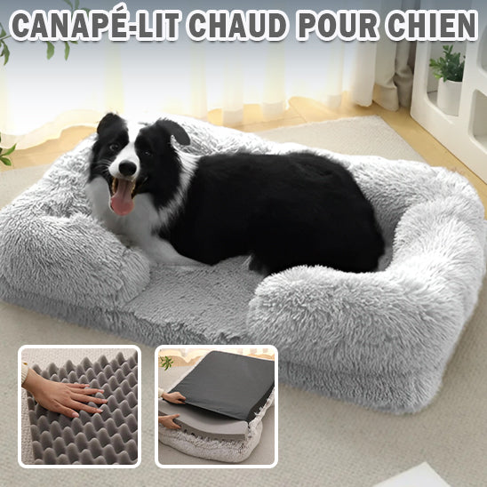 Coussin pour chien en peluche