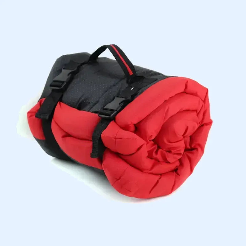 Matelas chien rouge