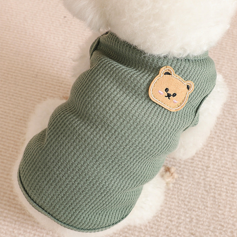 Pull pour chien vert BearVest™ – Confort thermique et style élégant pour l’hiver