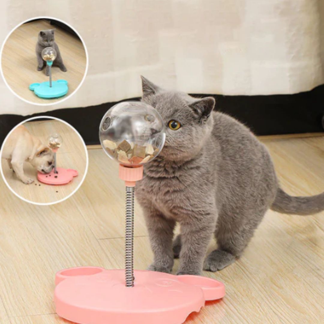 FoodBall™ | Jouet interactif balle interactive pour chien ou chat Chienjoueur Rose