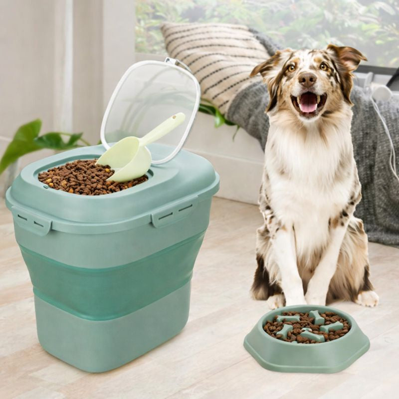 Récipient de stockage croquettes chien design moderne