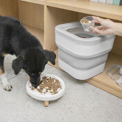 Récipient à nourriture pour chien avec ouverture large