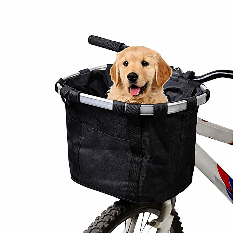 Panier à vélo pour transport du chien