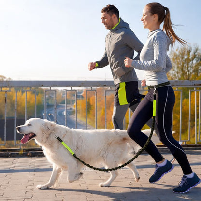 Laisse mains libres pour courir avec son chien en toute liberté.