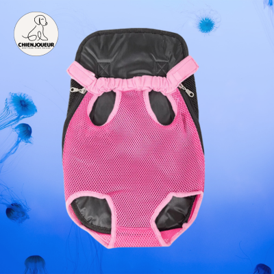 Sac-de-transport-pour-chien-rose