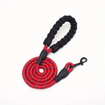 Laisse pour chien rouge