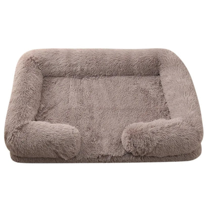 Coussin pour chien en peluche