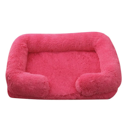 Coussin pour chien en peluche
