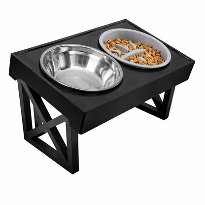 Gamelle double pour chien avec structure solide