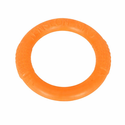 Anneau de tension pour chien orange jouet anti-stress