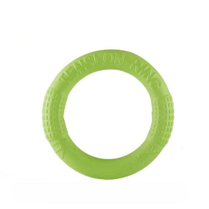 Anneau de tension pour chien vert jouet interactif