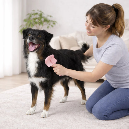 Brosse manuelle pour entretien du pelage chien