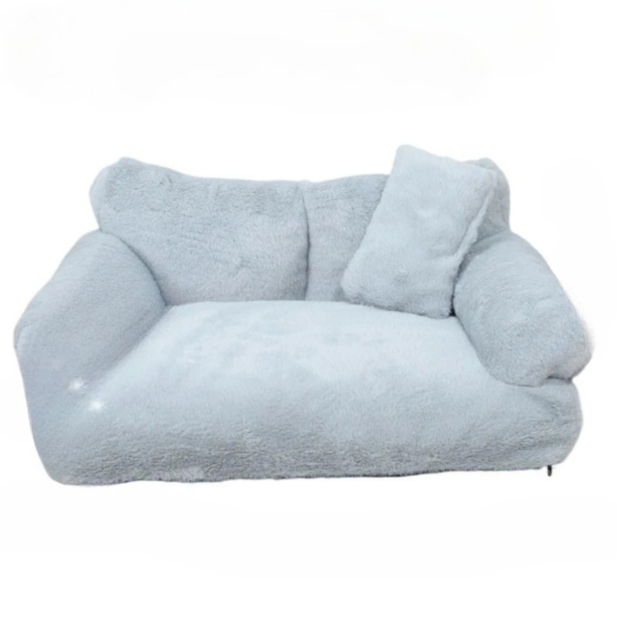 Canapé de luxe pour chien gris pâle au design élégant et douillet