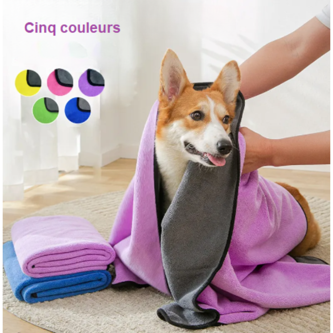 Quick-drying Dog™ | Serviette  | séchage rapide Serviette de bain alimaux de compagnie Chienjoueur   