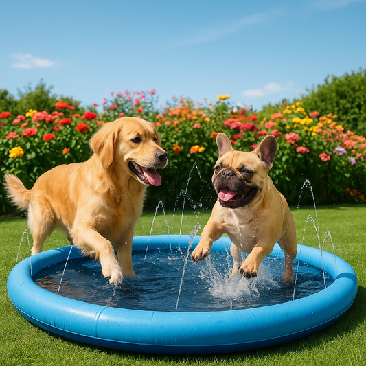 Piscine de jeu pour chien