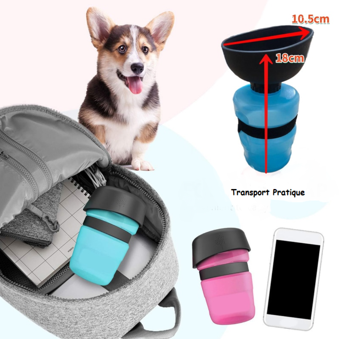 Portable Dog Water™ Bouteille d'eau portable chien Chienjoueur   