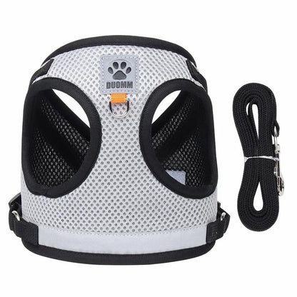 Harnais pour chien en tissu respirant usage extérieur