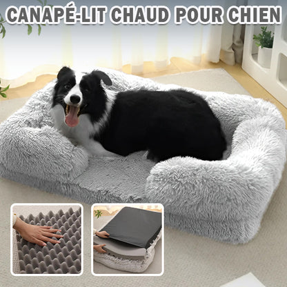 Coussin pour chien en peluche