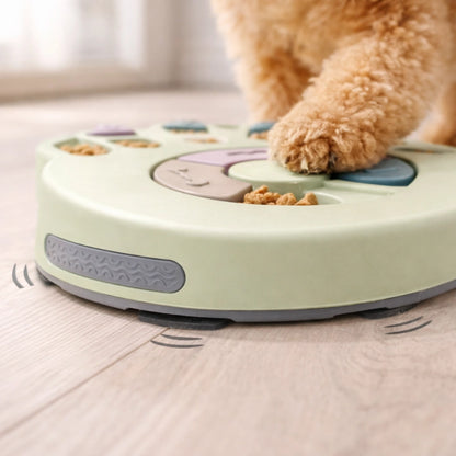 Jouet Puzzle Interactif pour Chien – Mangeoire Lente Anti-Stress & Distributeur de Friandises