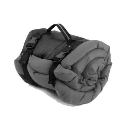 Lit de camp pour chien gris compact