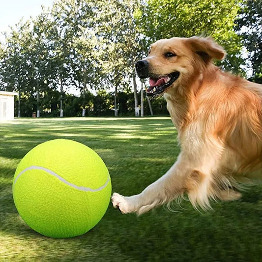 Balle de tennis géante