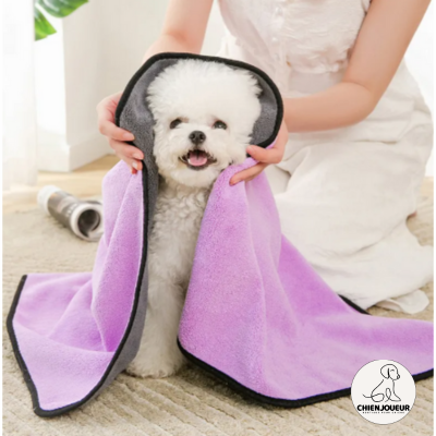 Quick-drying Dog™ | Serviette  | séchage rapide Serviette de bain alimaux de compagnie Chienjoueur   