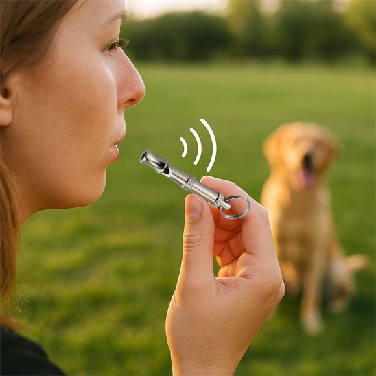 Sifflet ultrasonique pour éducation canine