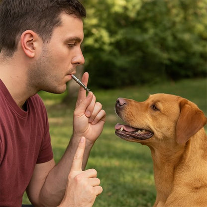 Sifflet éducatif pour chien utilisation extérieure