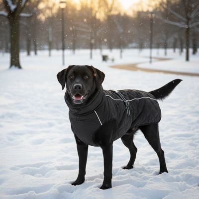 Manteau hiver pour chien coupe couvrante