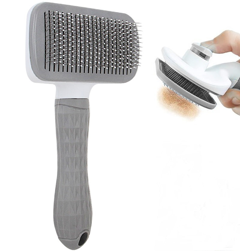 PeigneDémêlant™ | Brosse pour chien Peigne chienjoueur Gris carré  