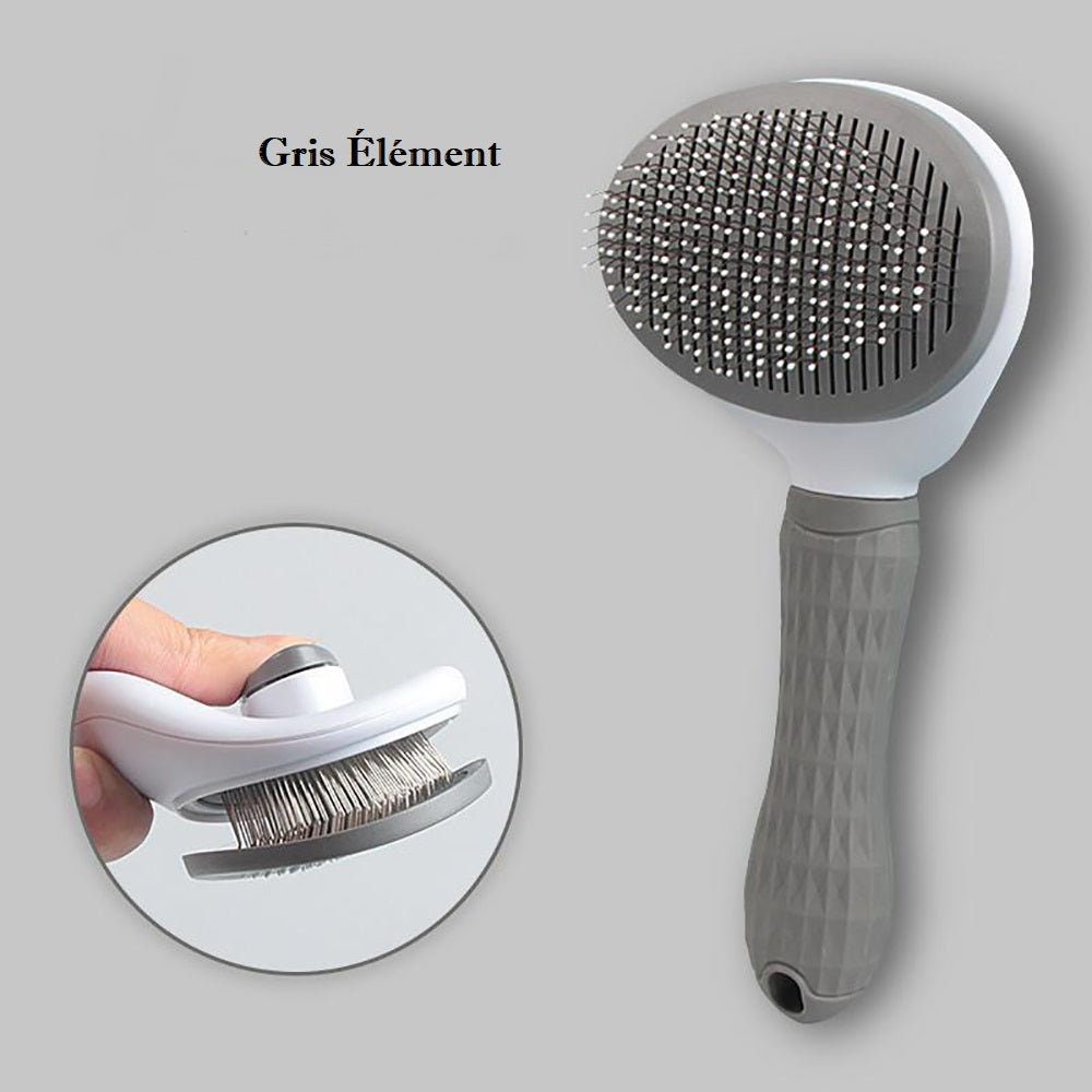 PeigneDémêlant™ | Brosse pour chien Peigne chienjoueur Gris  