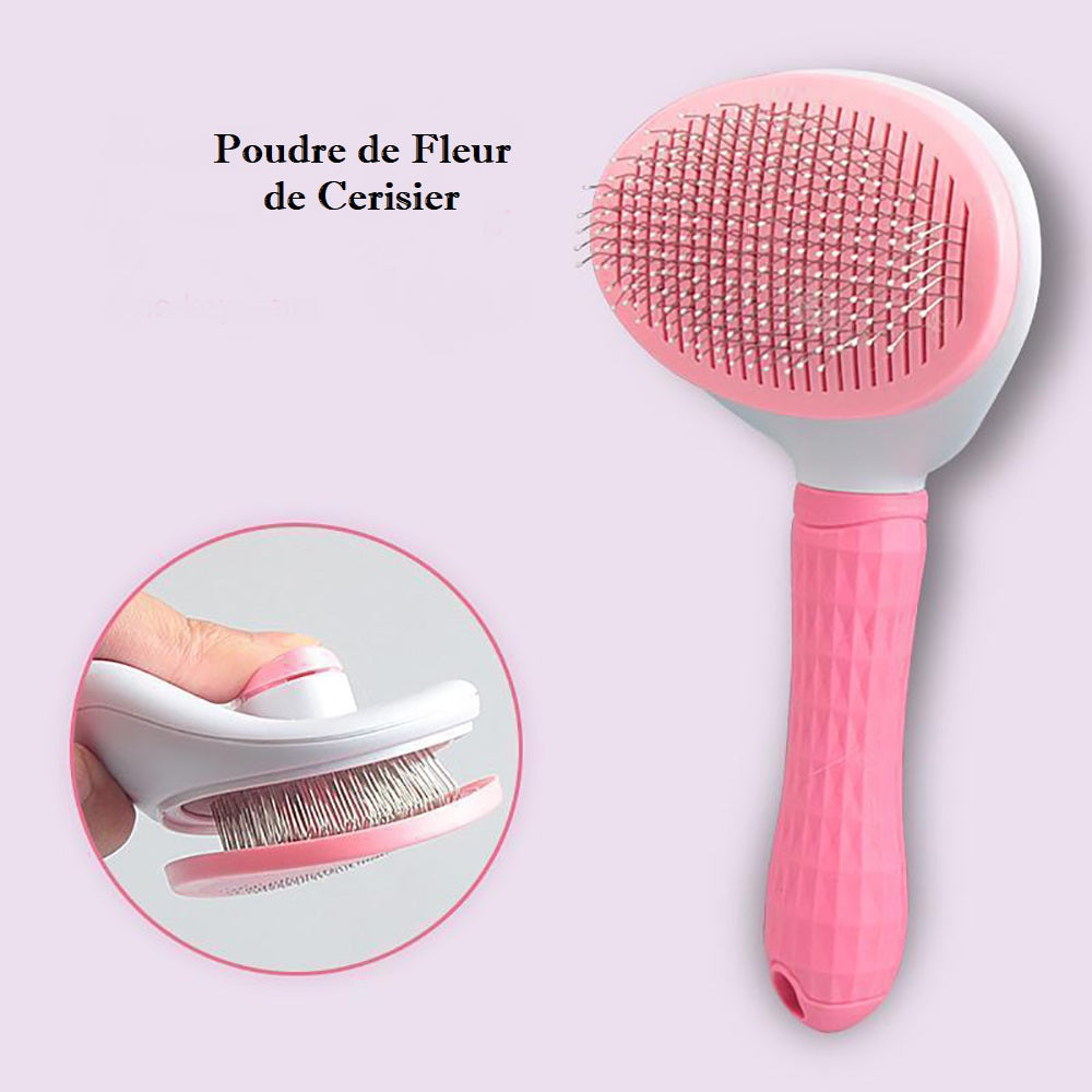 PeigneDémêlant™ | Brosse pour chien Peigne chienjoueur Rose  