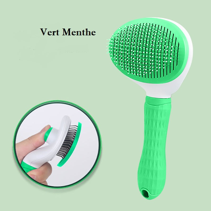 PeigneDémêlant™ | Brosse pour chien Peigne chienjoueur Vert  