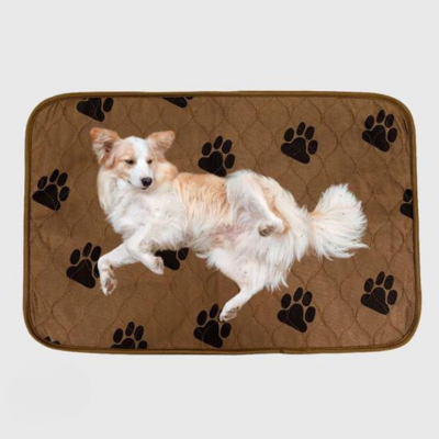 PetDiaper™ |  tapis à pipi réutilisable  | chien  Chienjoueur Marron foncé M ( 70 x 80 cm ) 