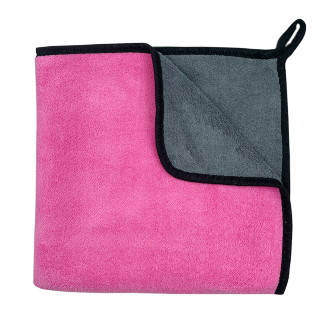 Quick-drying Dog™ | Serviette  | séchage rapide Serviette de bain alimaux de compagnie Chienjoueur Rose ( 25 x 25 cm ) 